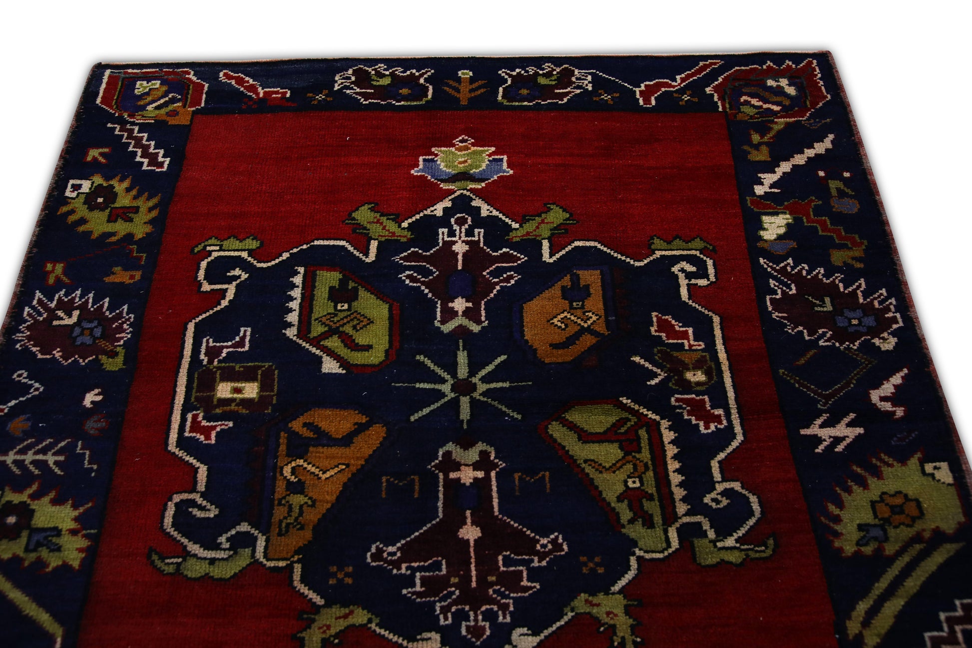 Turkish Vintage Anatolian Rug  4'10" x 10'5" #240