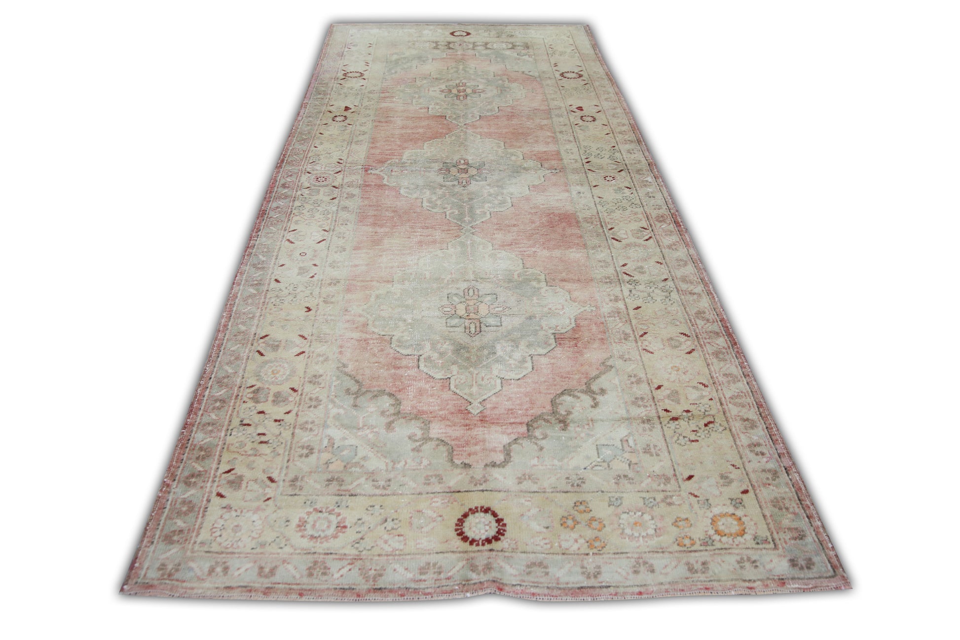 Turkish Vintage Anatolian Rug  4'8" x 11'5" #226