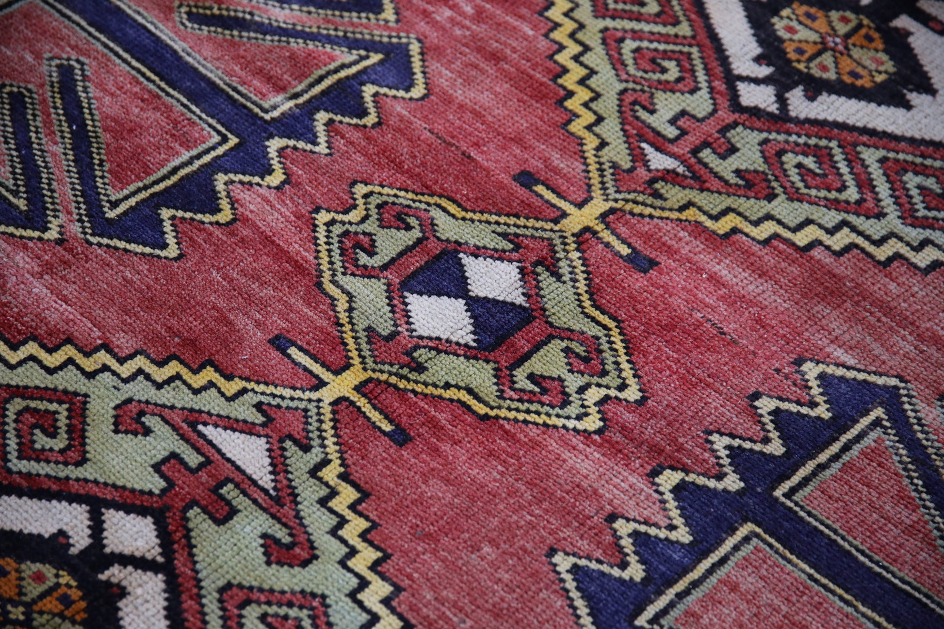 Turkish Vintage Anatolian Rug  4'9" x 11'9" #222