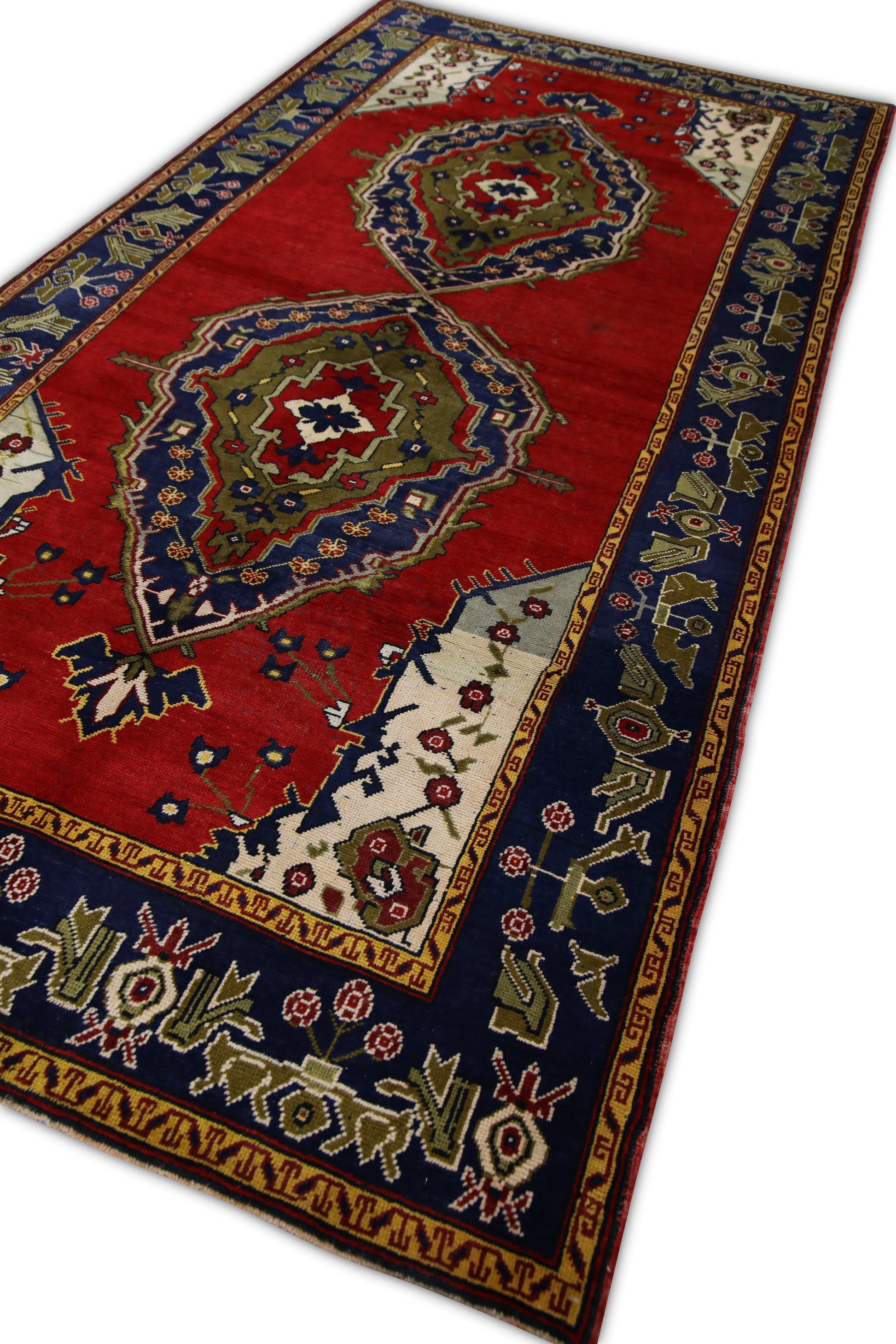 Turkish Vintage Anatolian Rug  5'8" x 11'5" #251