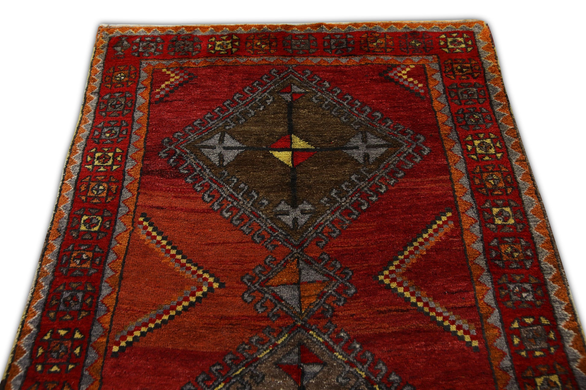 Turkish Vintage Anatolian Rug  4'1" x 12' #279