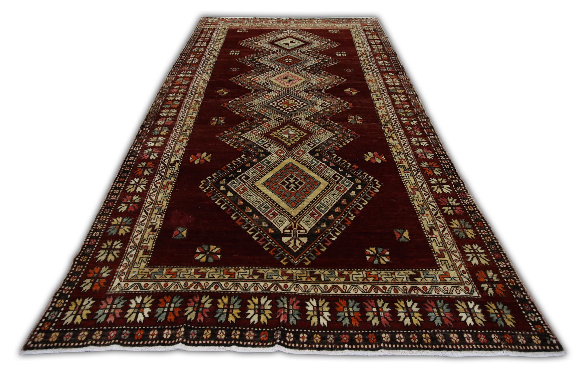 Turkish Vintage Anatolian Rug  6' x 12'2" #292