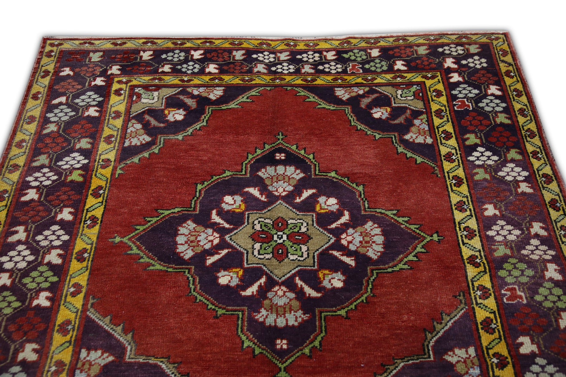 Turkish Vintage Anatolian Rug  4'8" x 11'4" #129