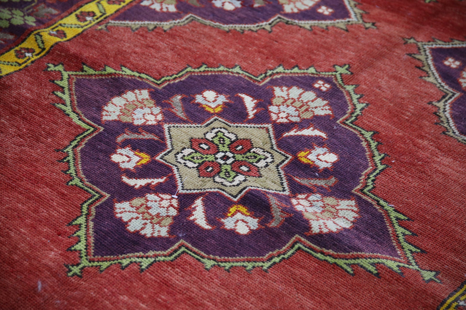 Turkish Vintage Anatolian Rug  4'8" x 11'4" #129