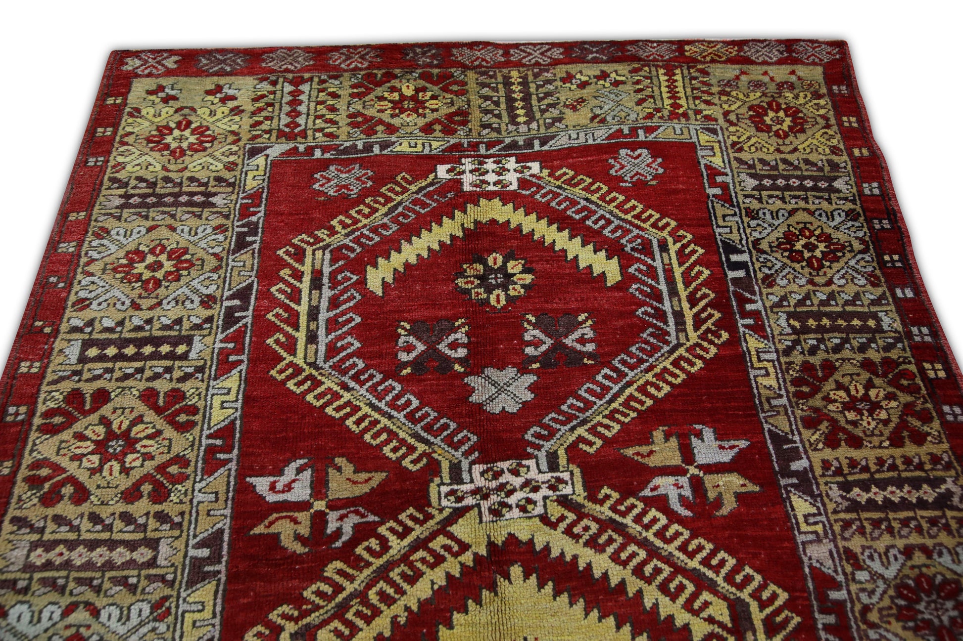 Turkish Vintage Anatolian Rug  5'1" x 11'4" #127