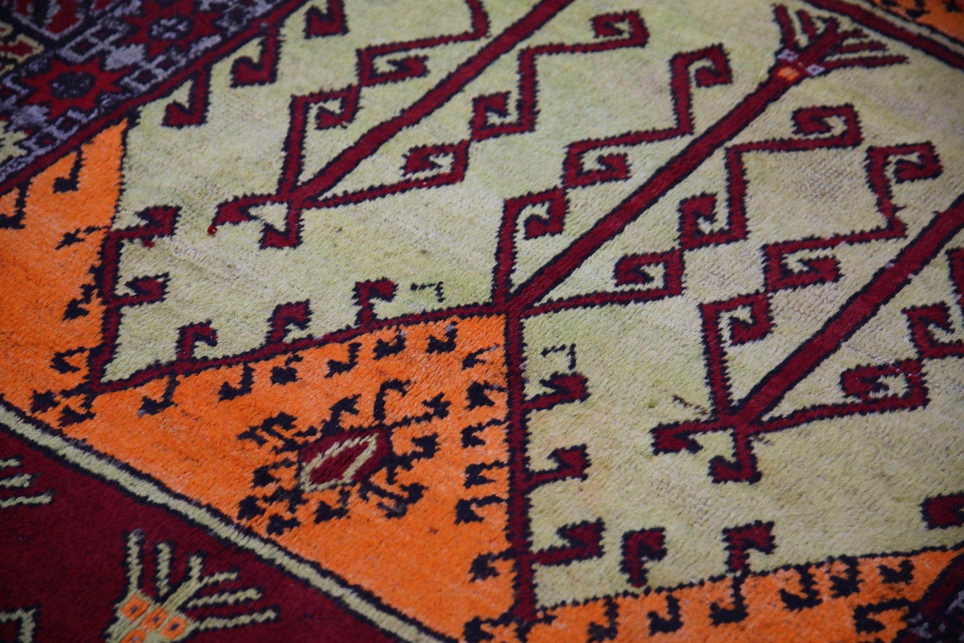 Turkish Vintage Anatolian Rug  4'10" x 11'9" #120