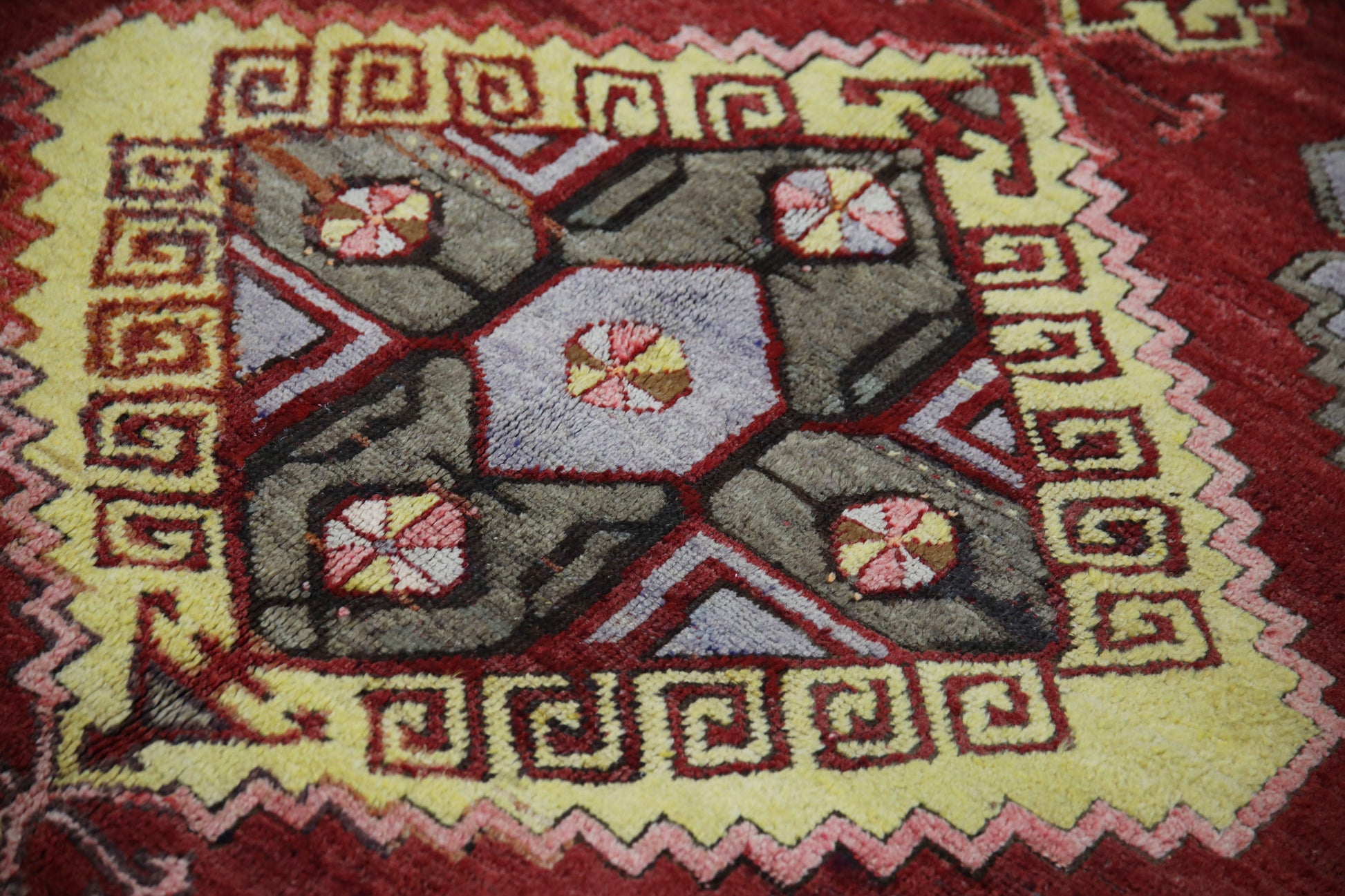 Turkish Vintage Anatolian Rug  4'6" x 12'4" #117