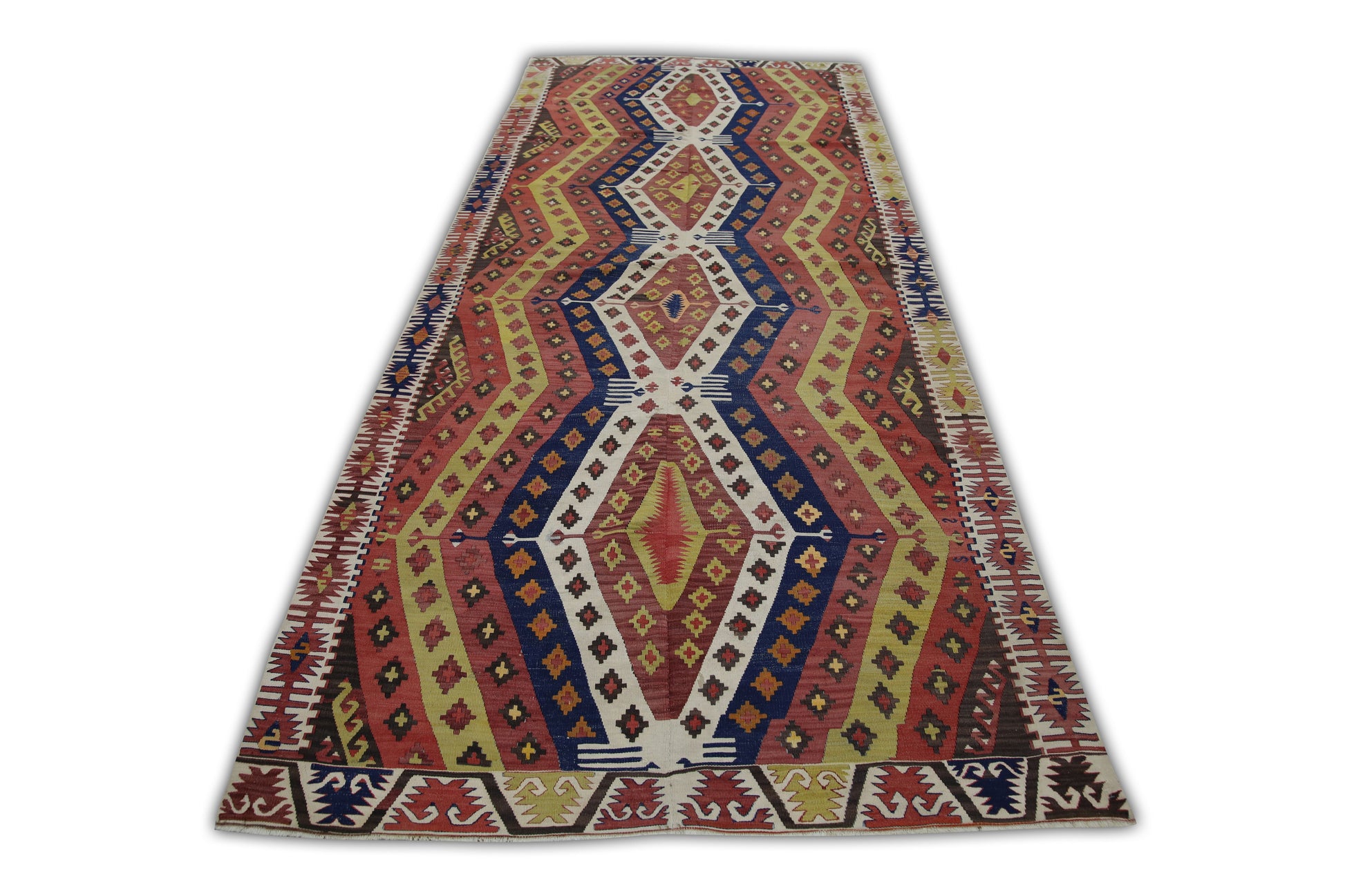 Turkish Vintage Anatolian Rug  5' x 12' #307