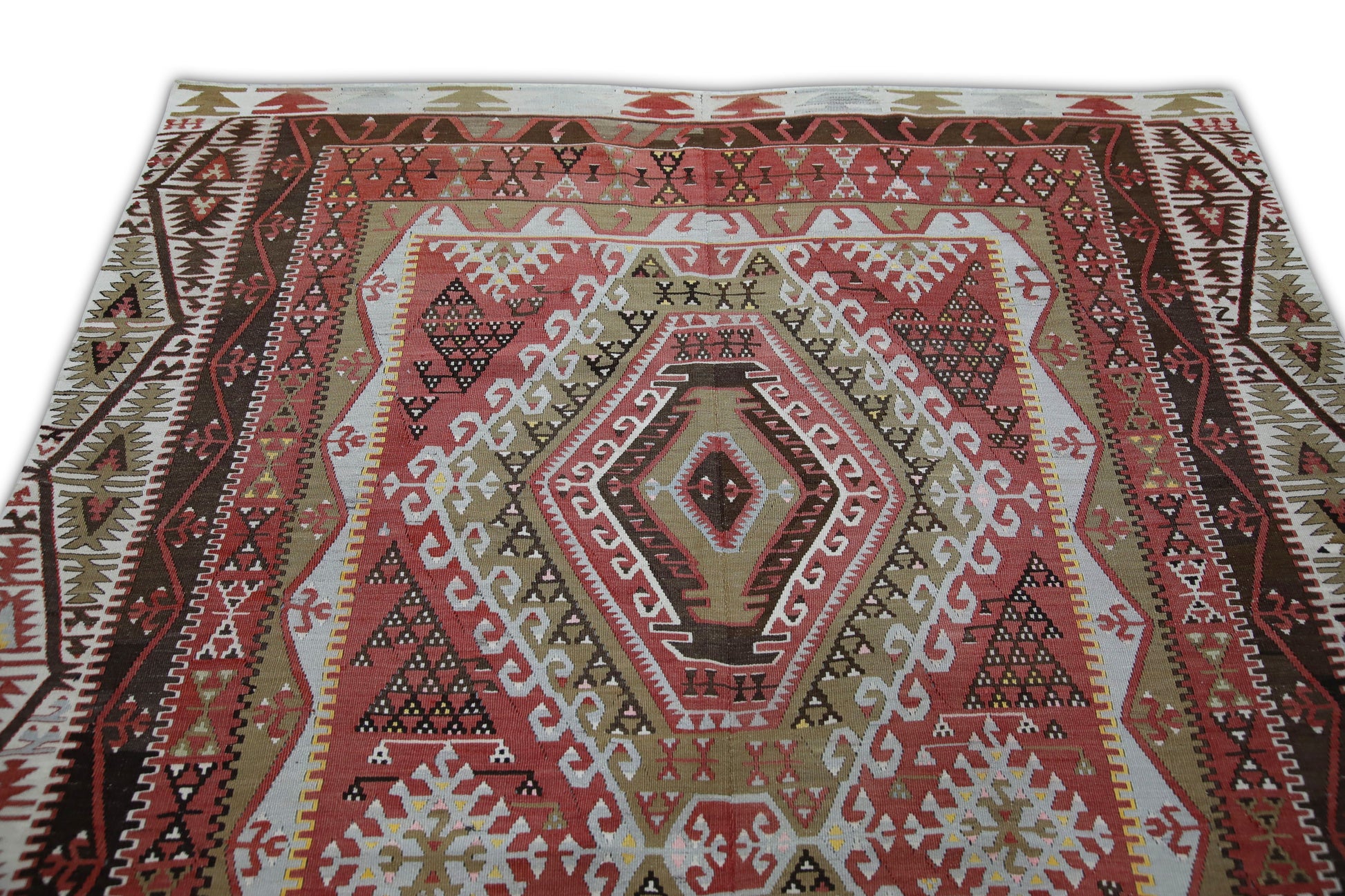 Turkish Vintage Anatolian Rug  5'8" x 12'5" #305