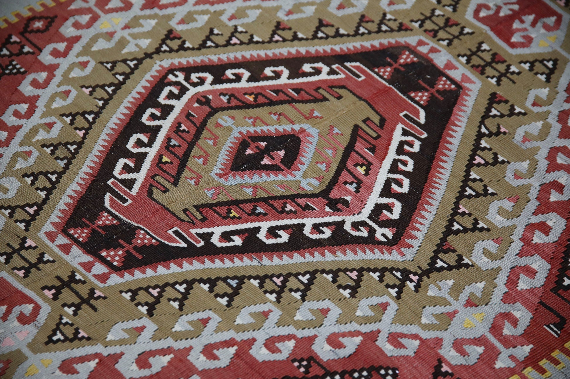 Turkish Vintage Anatolian Rug  5'8" x 12'5" #305