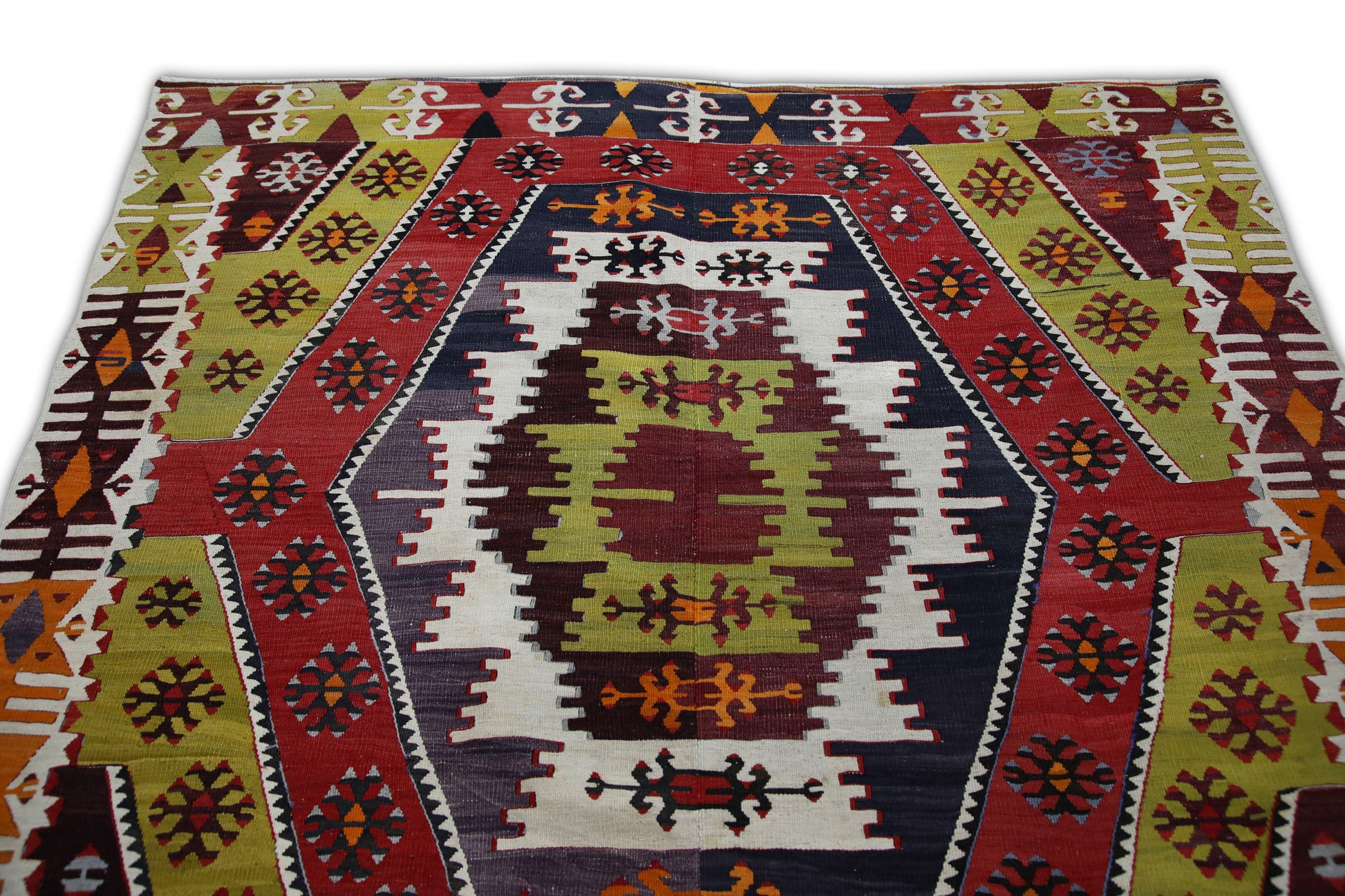 Turkish Vintage Anatolian Rug  5'7" x 11'8" #311