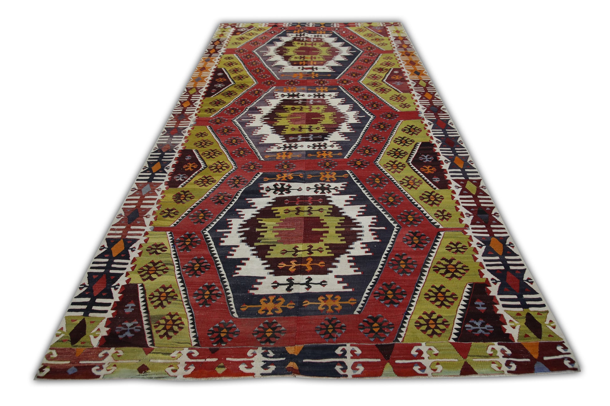 Turkish Vintage Anatolian Rug  5'7" x 11'8" #311