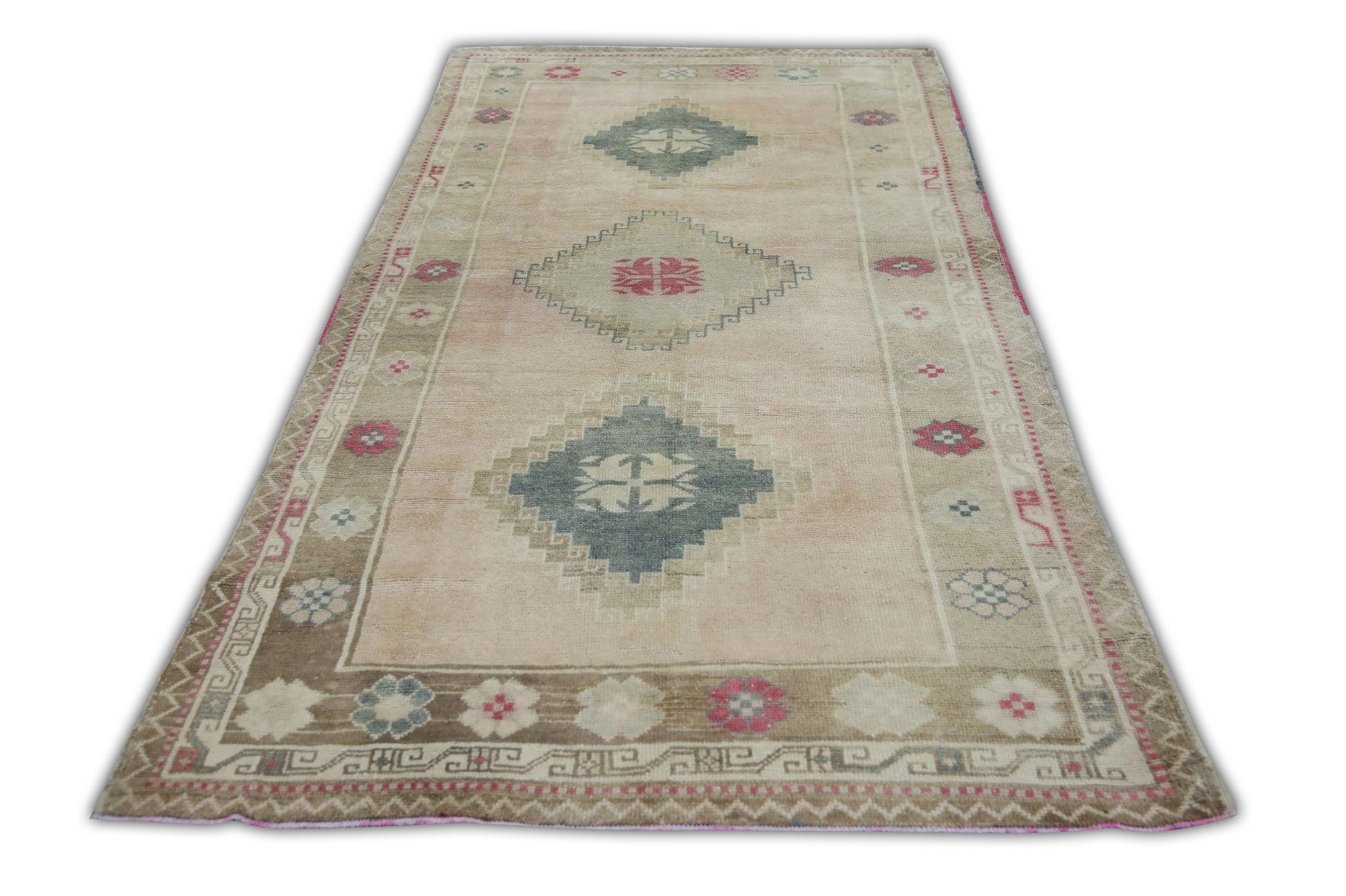 Turkish Vintage Anatolian Rug  4'4" x 9'1" #250