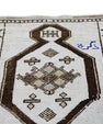 Turkish Vintage Anatolian Rug  4' x 10'8" #122