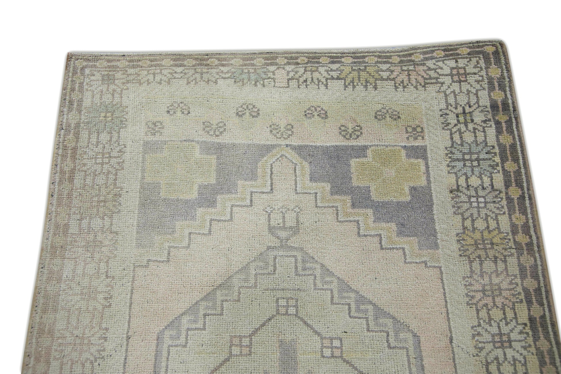 Turkish Vintage Anatolian Rug  3'4" x 5'7" #70