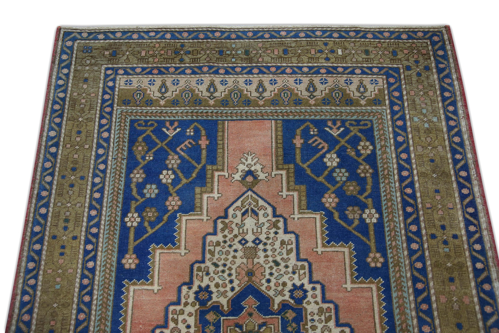Turkish Vintage Anatolian Rug  4' x 6'2" #607