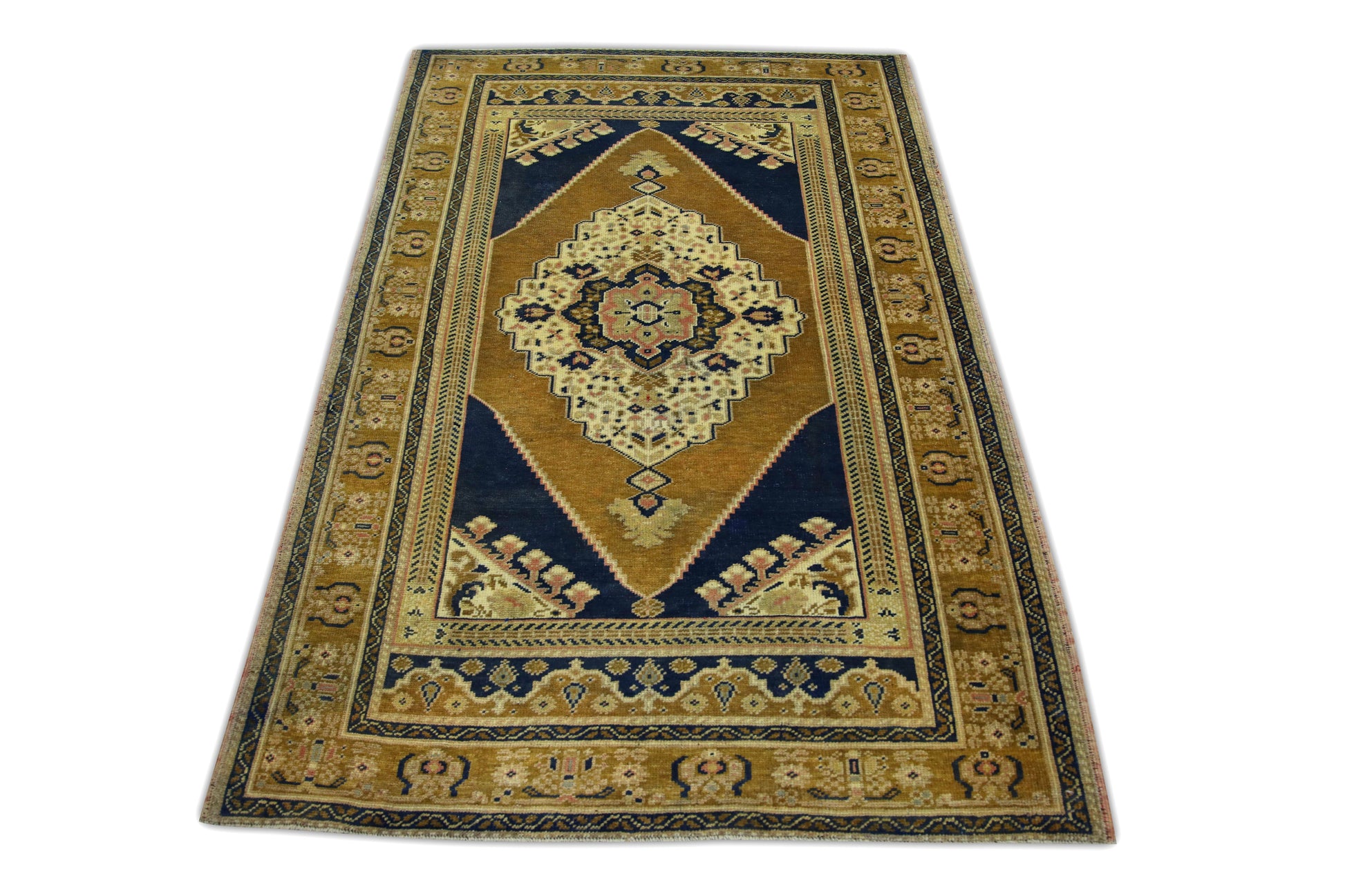 Turkish Vintage Anatolian Rug  3'9" x 5'11" #44