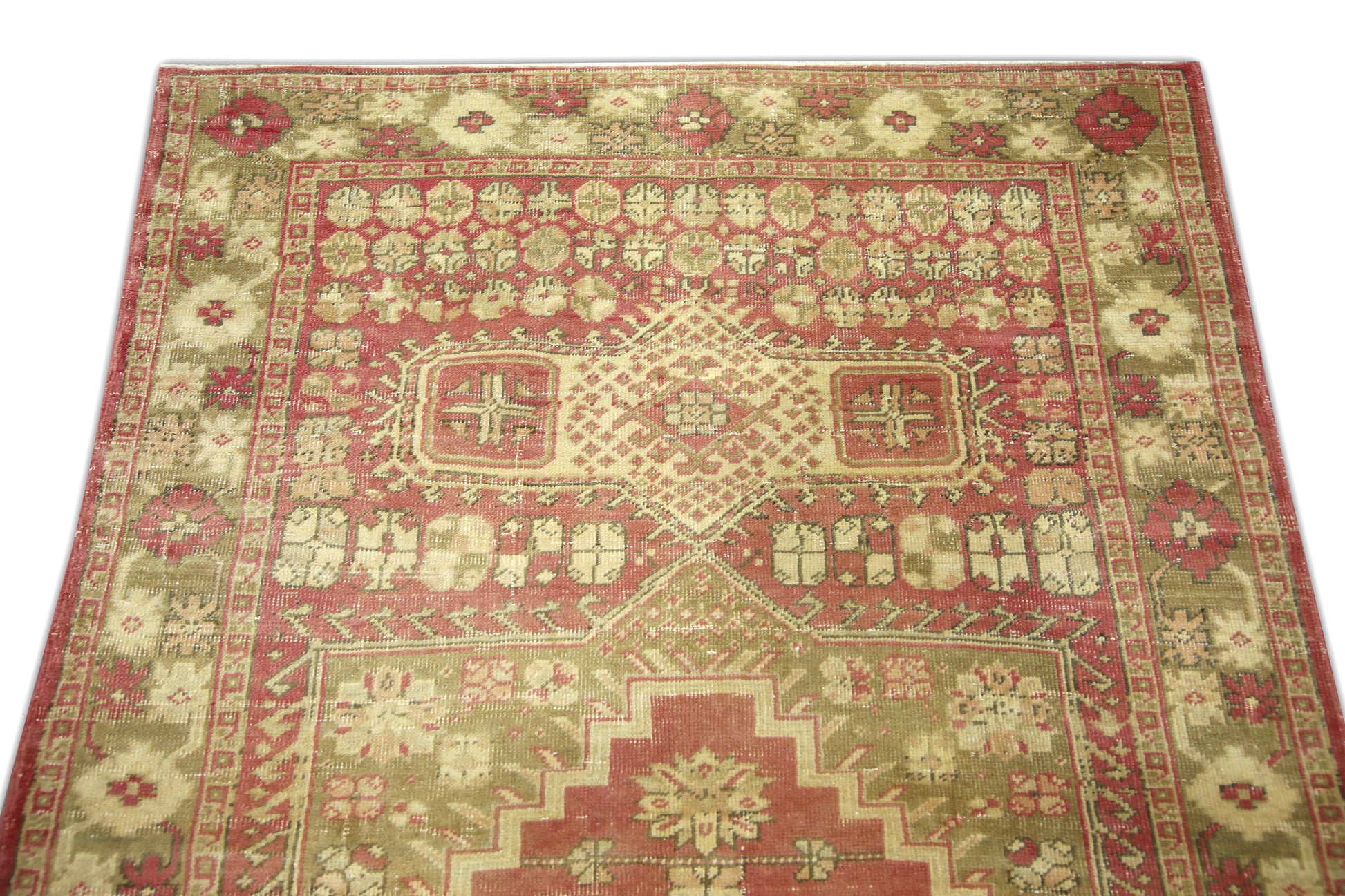 Turkish Vintage Anatolian Rug  3'10" x 6'8" #160
