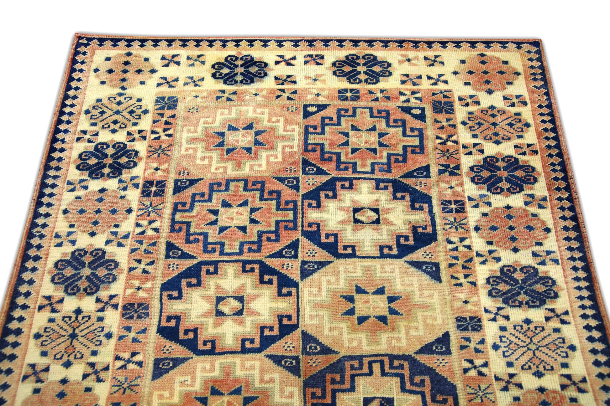 Turkish Vintage Anatolian Rug  4'2" x 6'4" #358