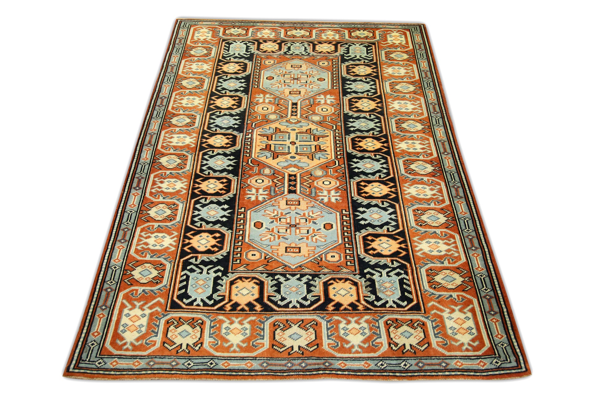 Turkish Vintage Anatolian Rug  3'11" x 5'10" #132