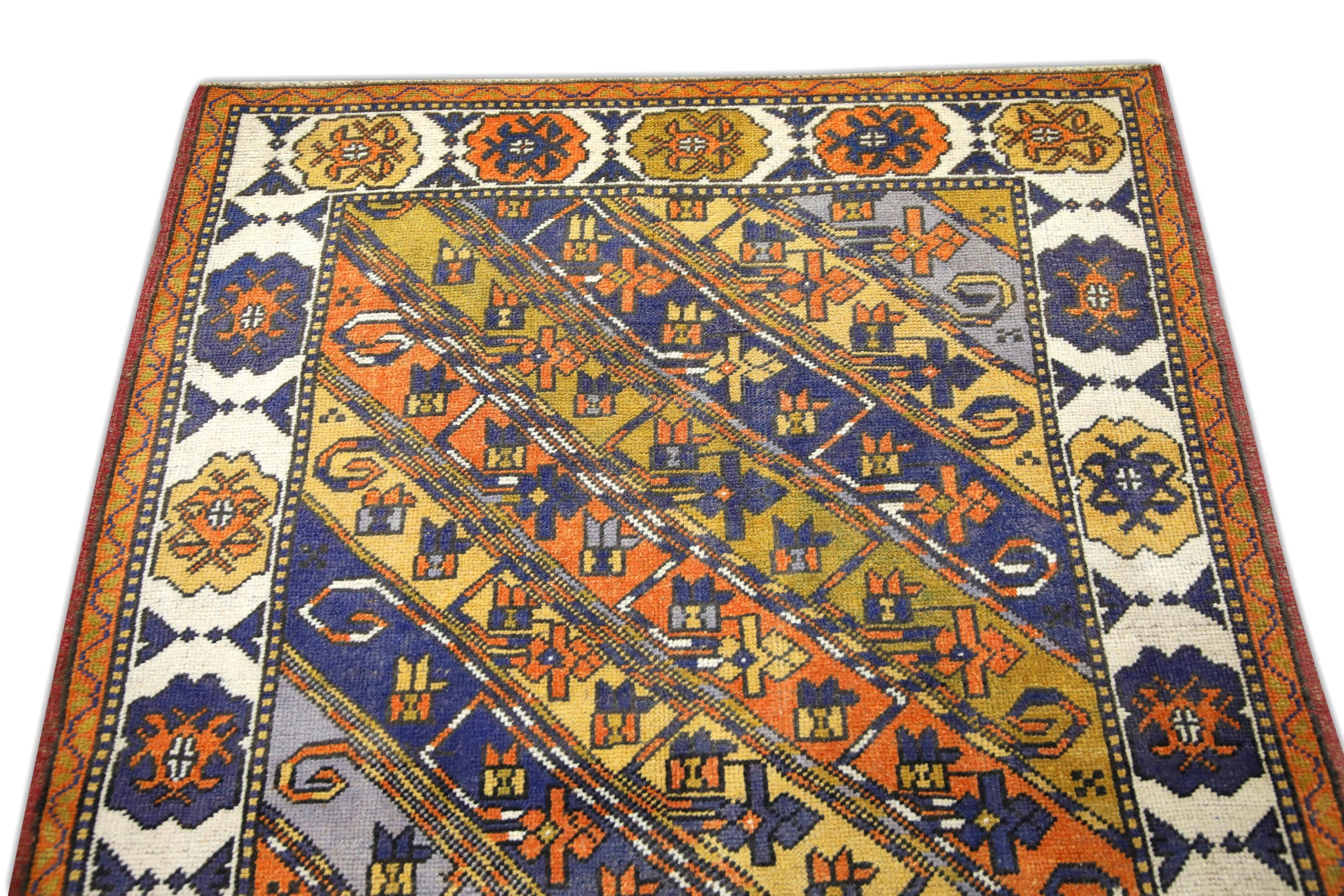 Turkish Vintage Anatolian Rug  3'7" x 6'5" #615