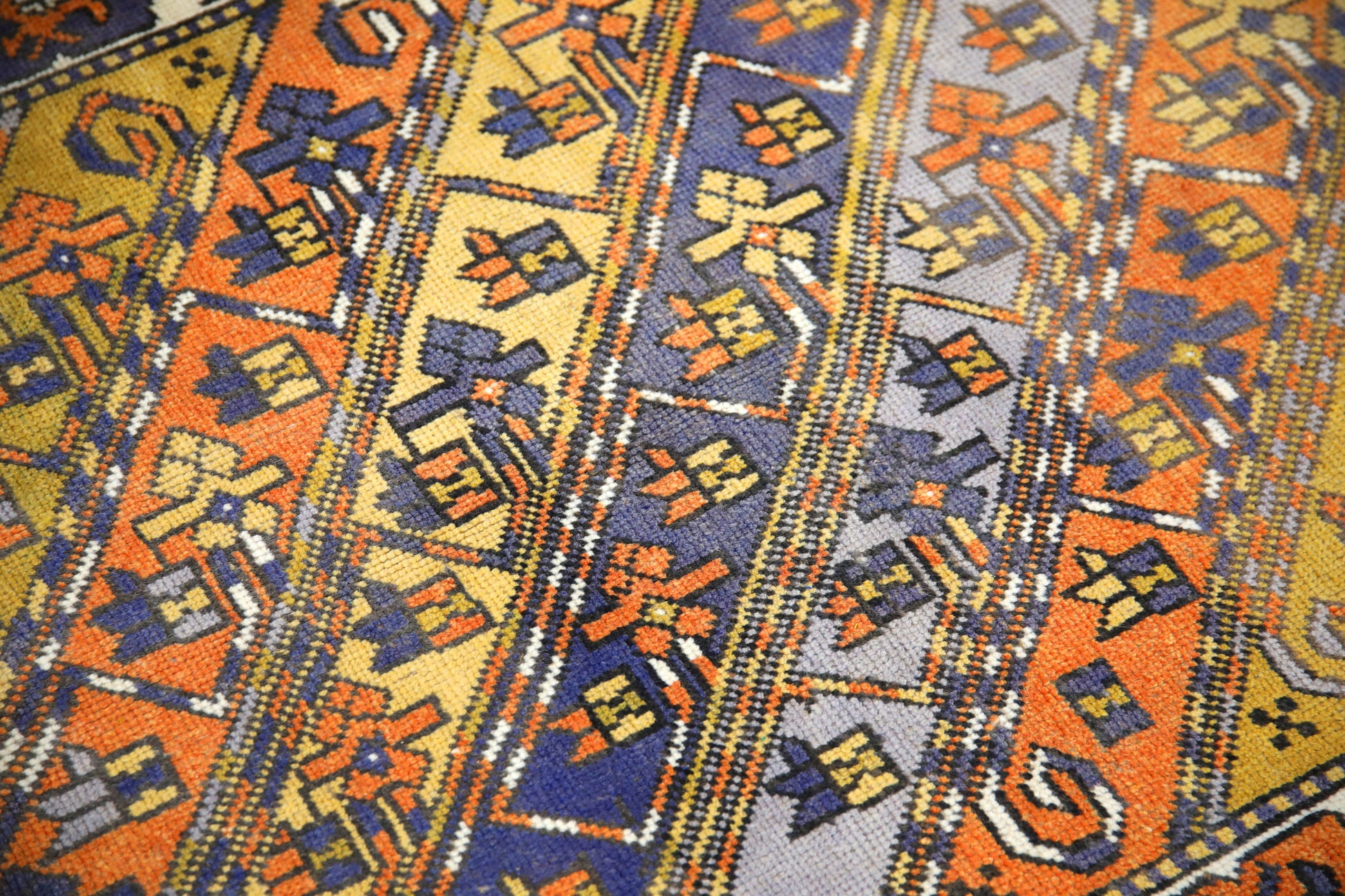 Turkish Vintage Anatolian Rug  3'7" x 6'5" #615