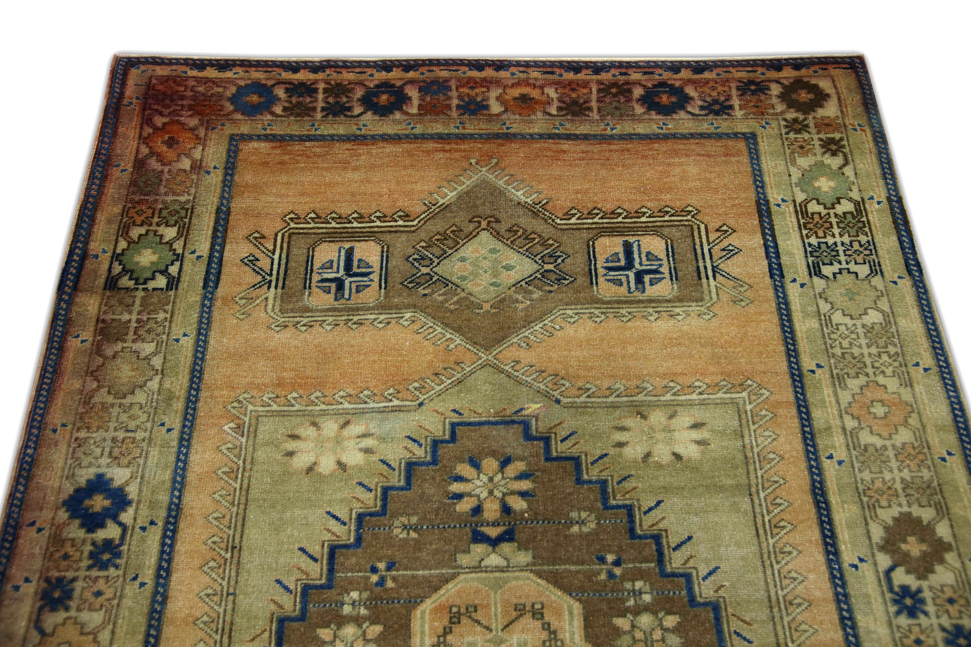 Turkish Vintage Anatolian Rug  4'4" x 6'8" #32