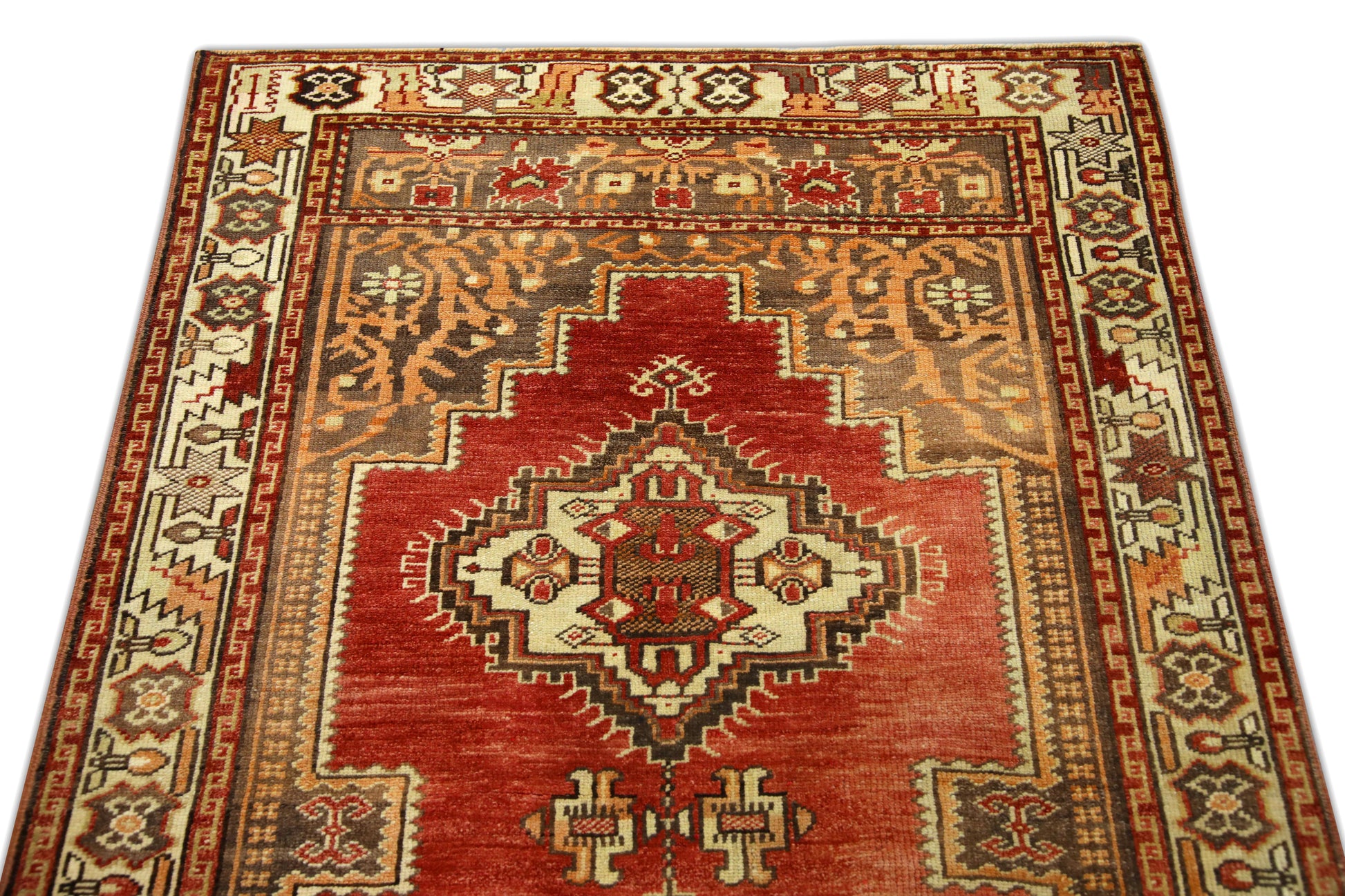 Turkish Vintage Anatolian Rug  3'7" x 6'3" #212