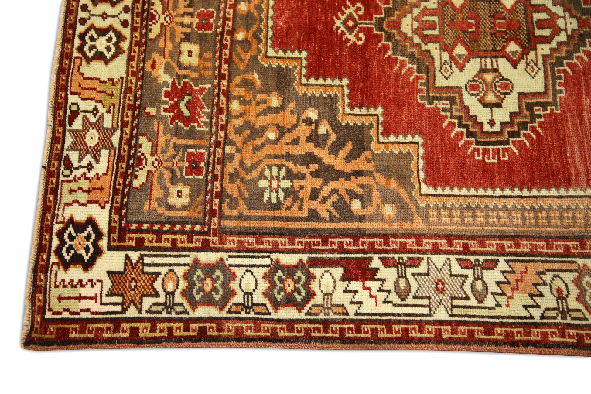 Turkish Vintage Anatolian Rug  3'7" x 6'3" #212
