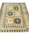 Turkish Vintage Anatolian Rug  4'3" x 5'7" #100