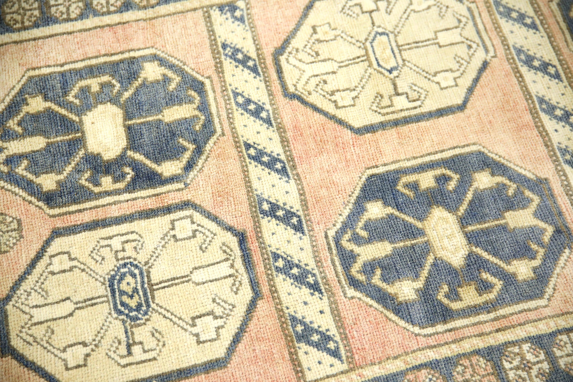 Turkish Vintage Anatolian Rug  4'3" x 5'7" #100