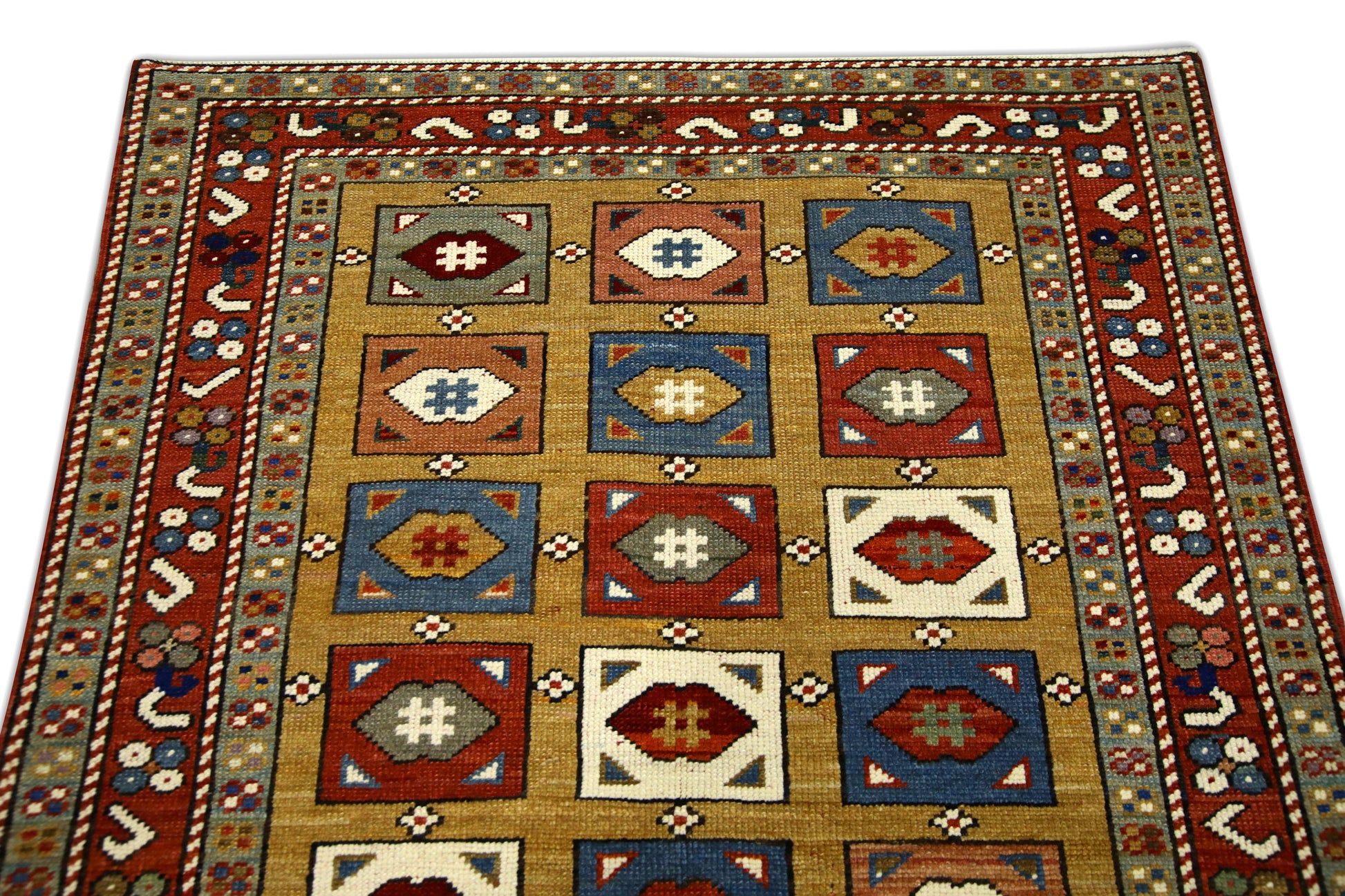 Turkish Vintage Anatolian Rug  3'5" x 5'4" #11