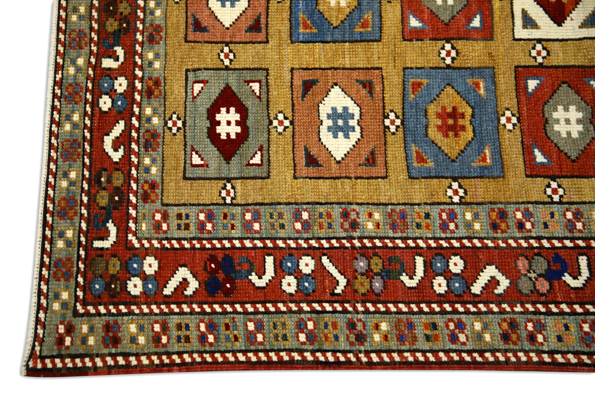 Turkish Vintage Anatolian Rug  3'5" x 5'4" #11