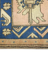 Turkish Vintage Anatolian Rug  4'3" x 4'5" #137