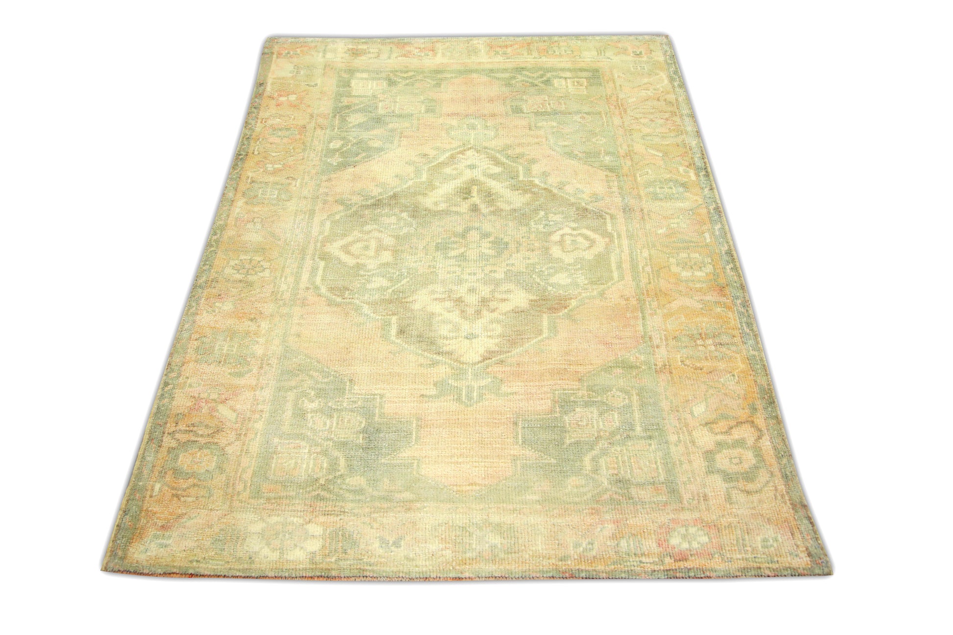 Turkish Vintage Anatolian Rug  4'1" x 5'6" #137