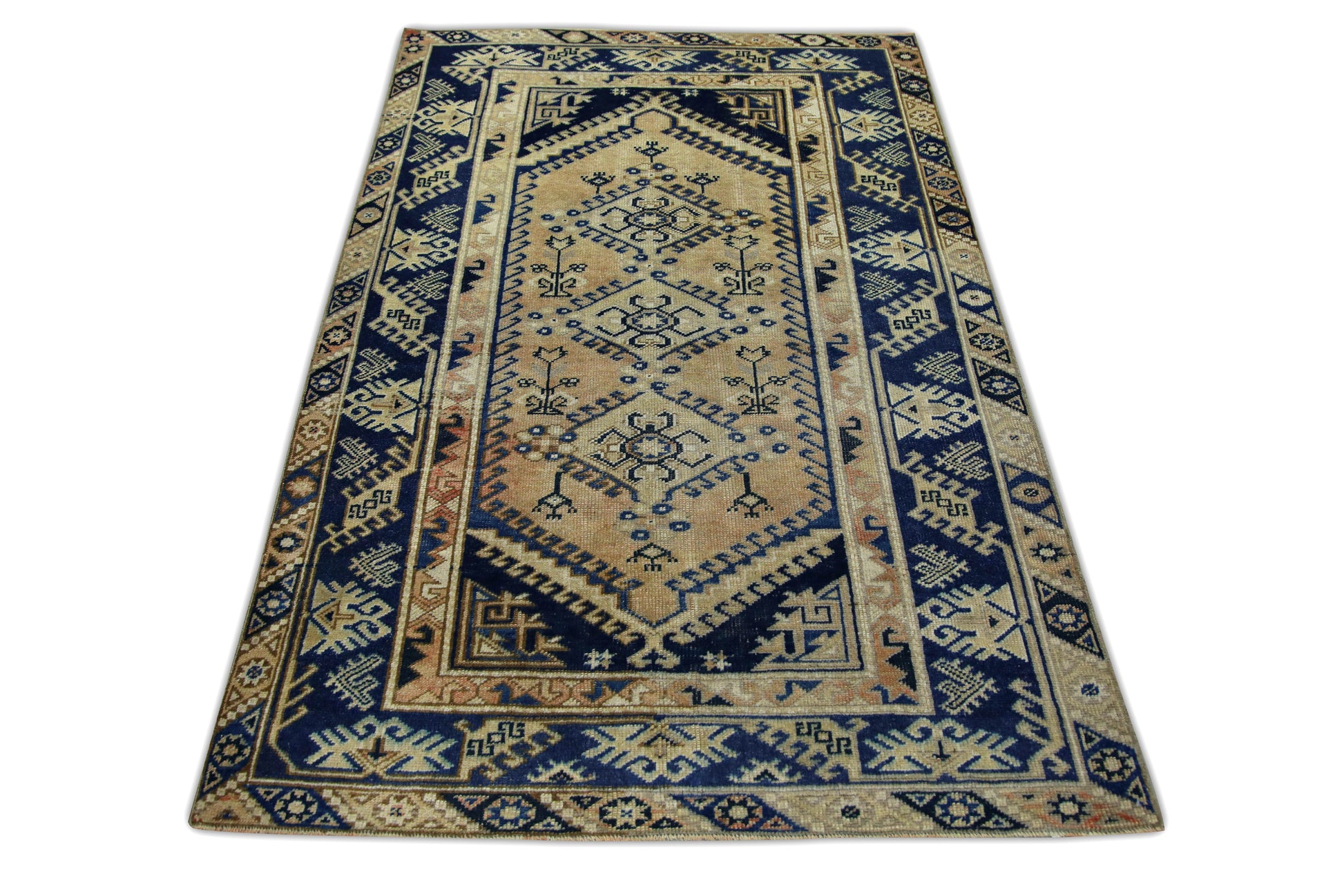 Turkish Vintage Anatolian Rug  3'11" x 6' #139