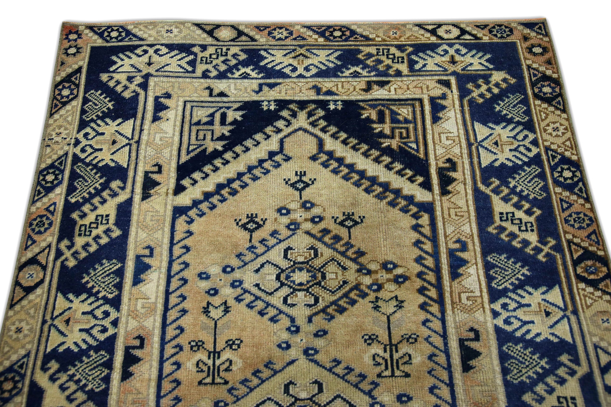 Turkish Vintage Anatolian Rug  3'11" x 6' #139