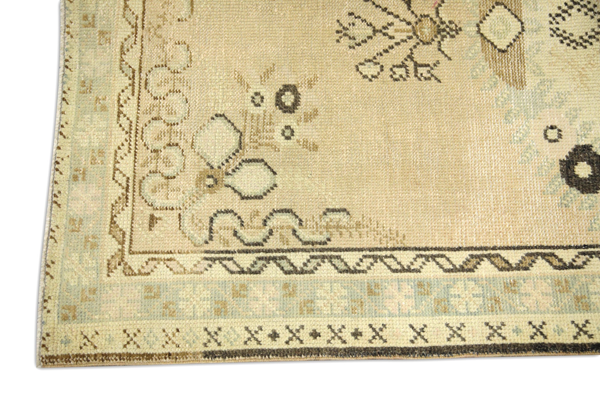 Turkish Vintage Anatolian Runner Rug 3'4" x 6'7" #185