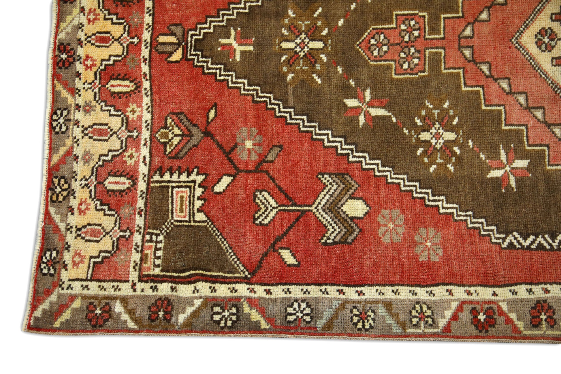 Turkish Vintage Anatolian Rug  3'1" x 7' #383