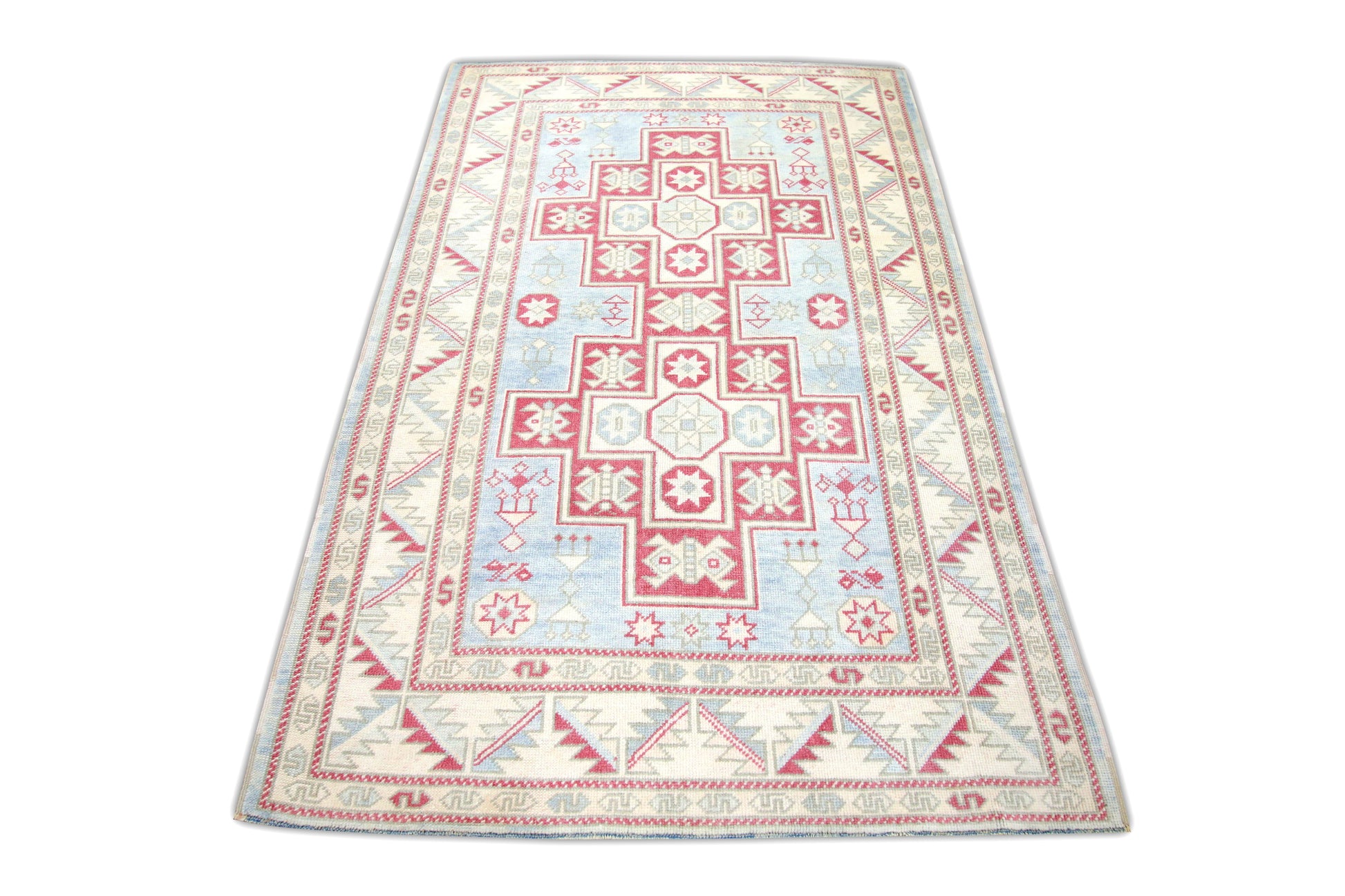 Turkish Vintage Anatolian Rug  4' x 6'4" #613