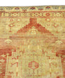 Turkish Vintage Anatolian Rug  4'1" x 5'9" #286