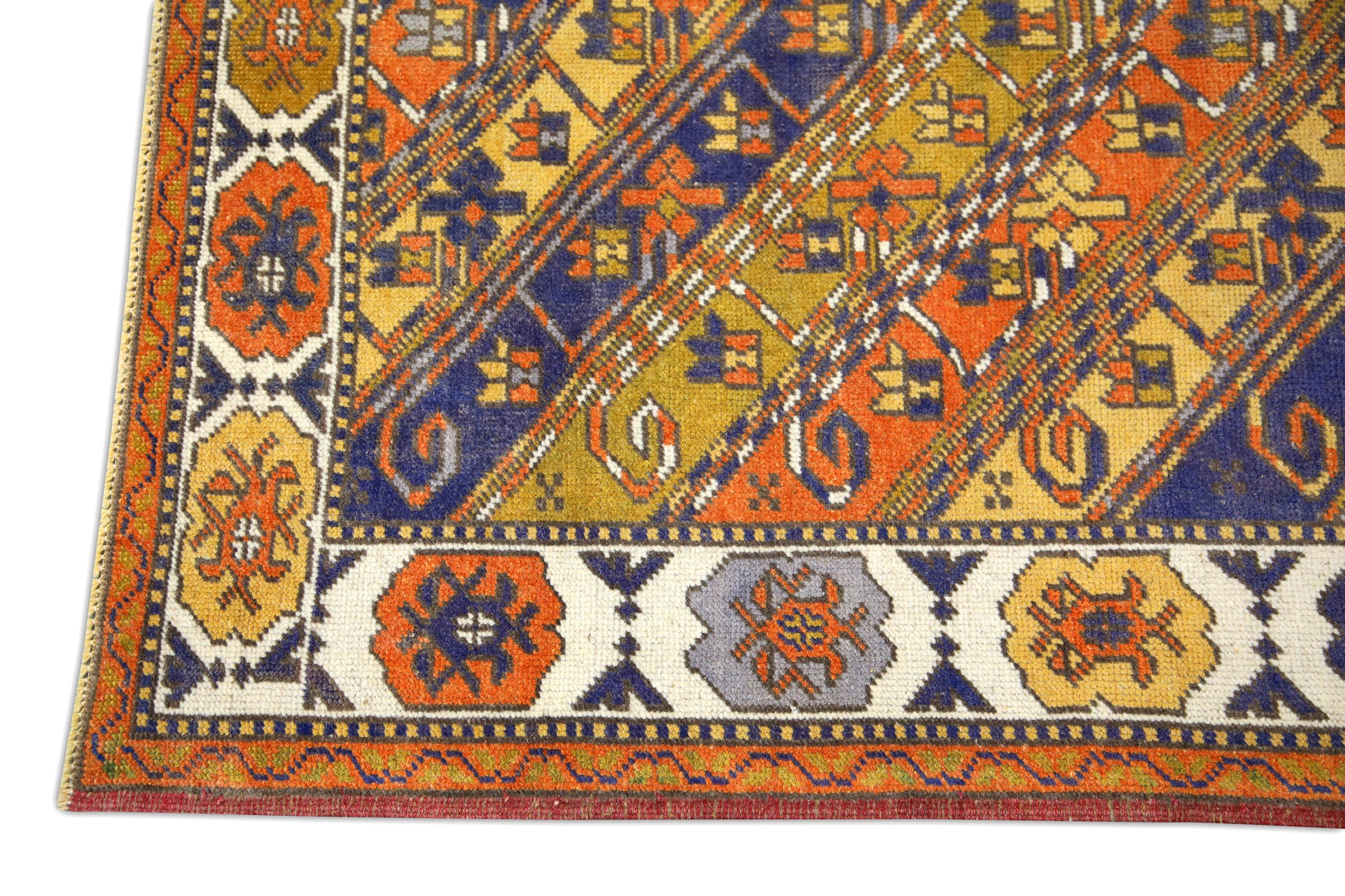 Turkish Vintage Anatolian Rug  3'8" x 6'5" #614