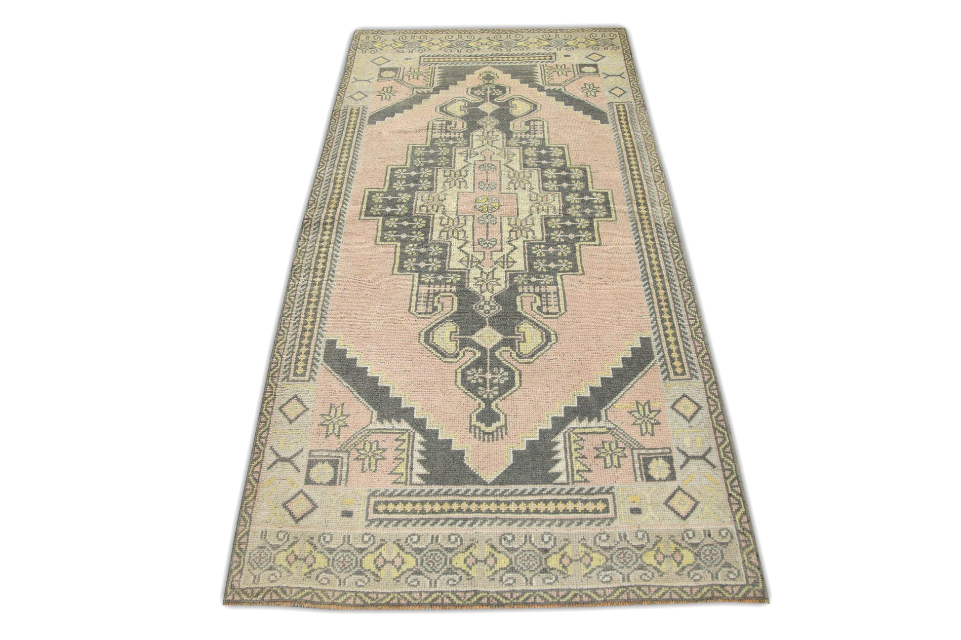 Turkish Vintage Anatolian Rug  3'4" x 6'7" #140