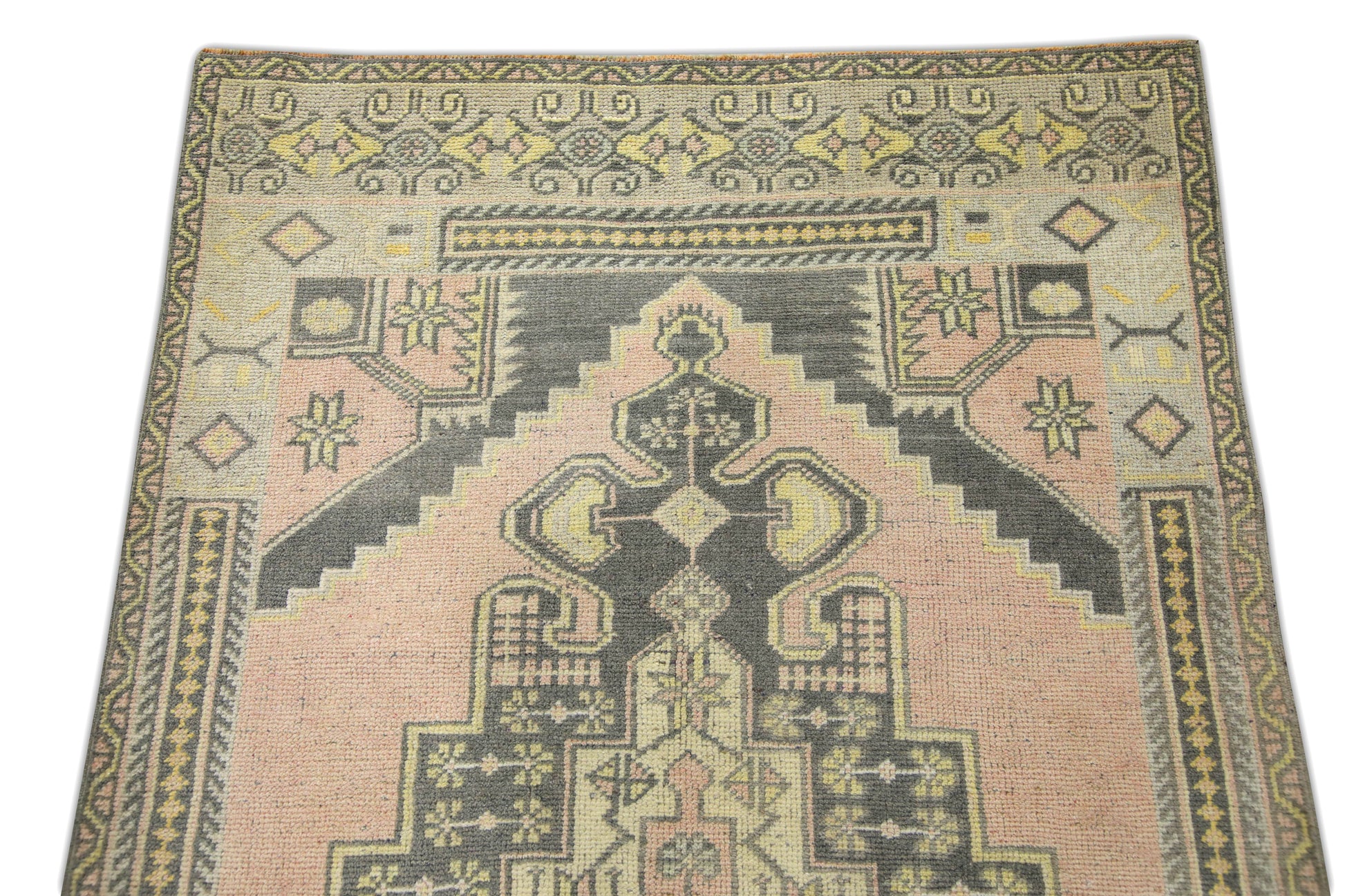 Turkish Vintage Anatolian Rug  3'4" x 6'7" #140