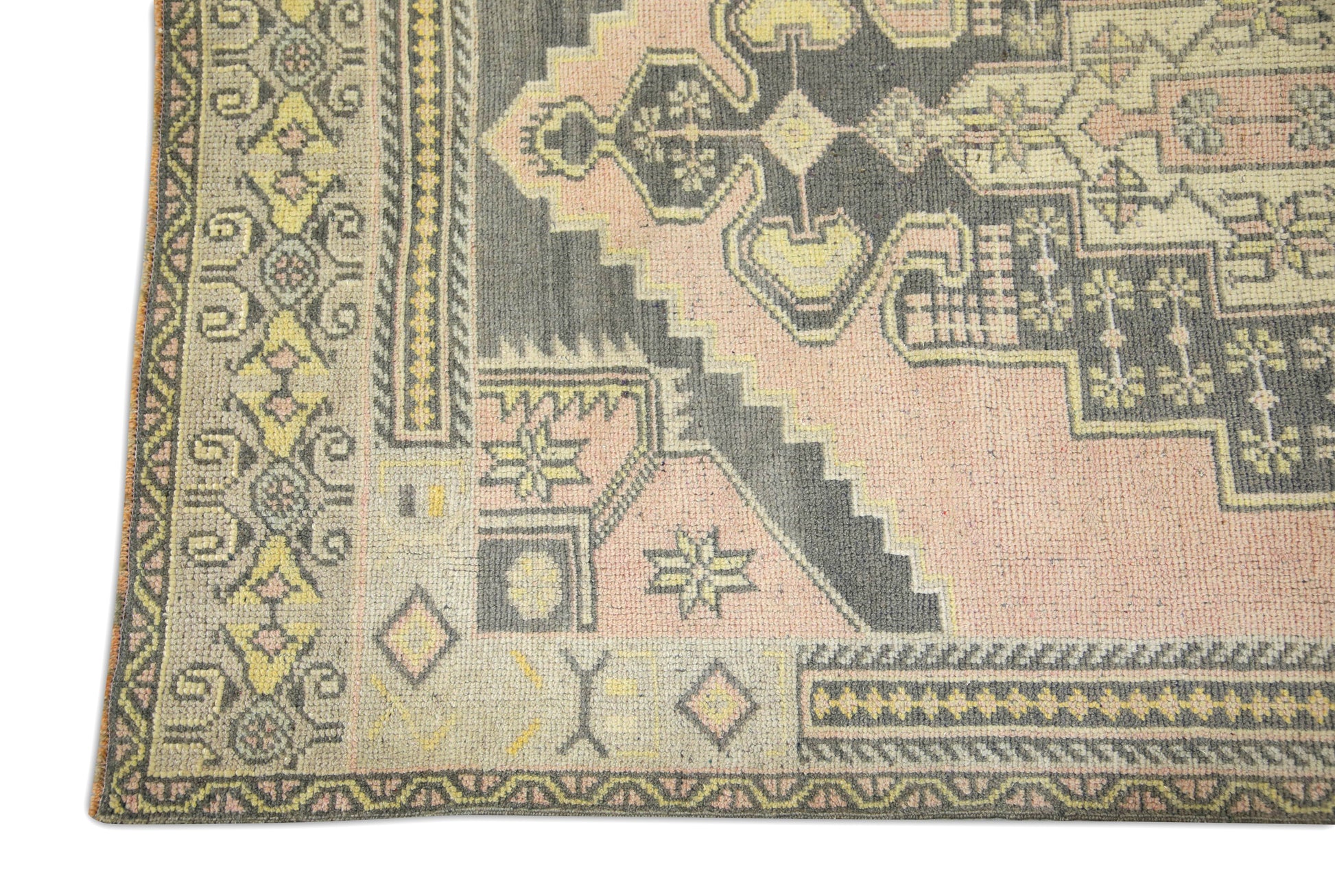 Turkish Vintage Anatolian Rug  3'4" x 6'7" #140