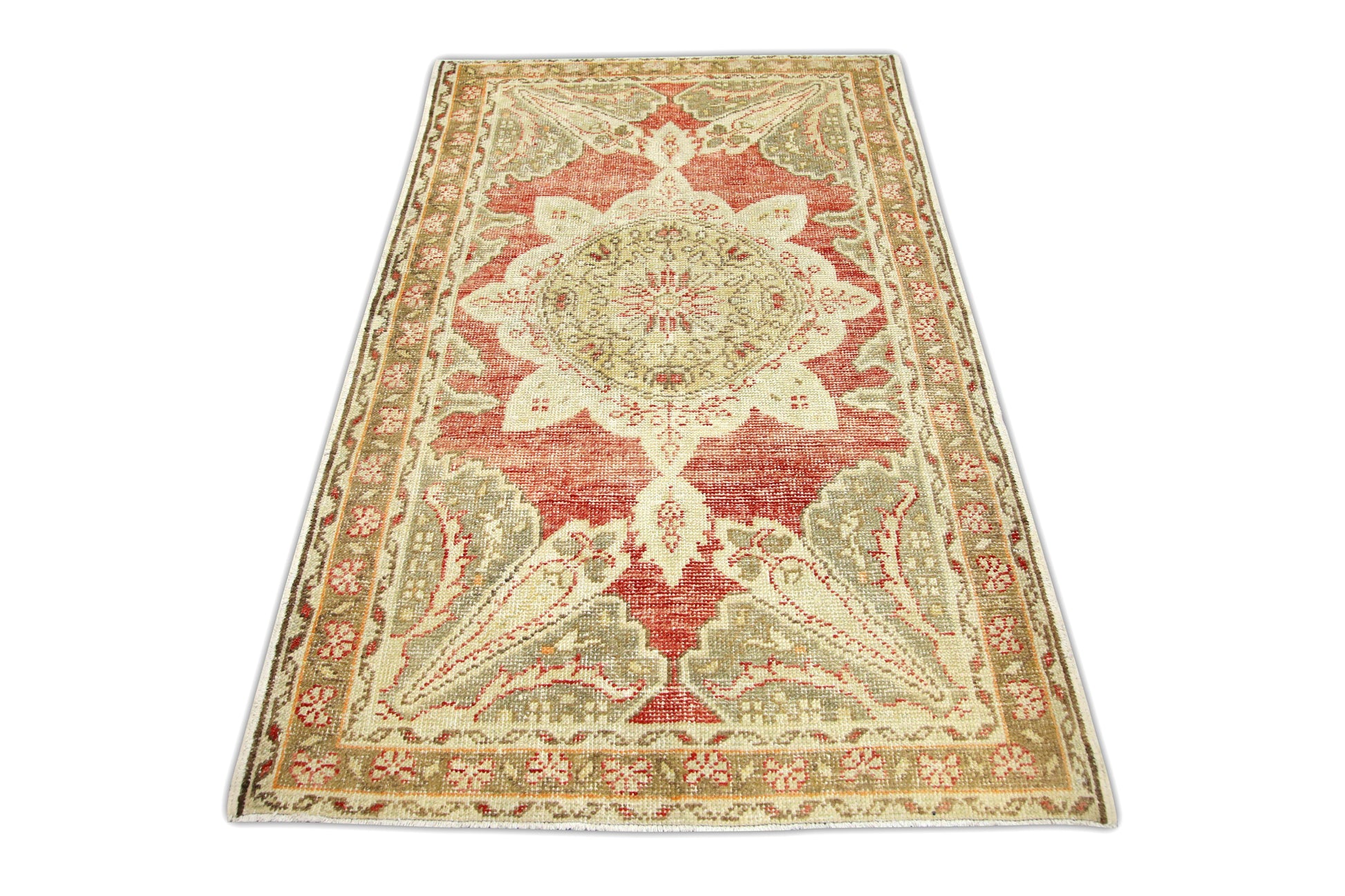 Turkish Vintage Anatolian Rug  4' x 6'3" #451