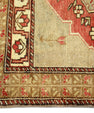 Turkish Vintage Anatolian Rug  4'1" x 6'2" #130