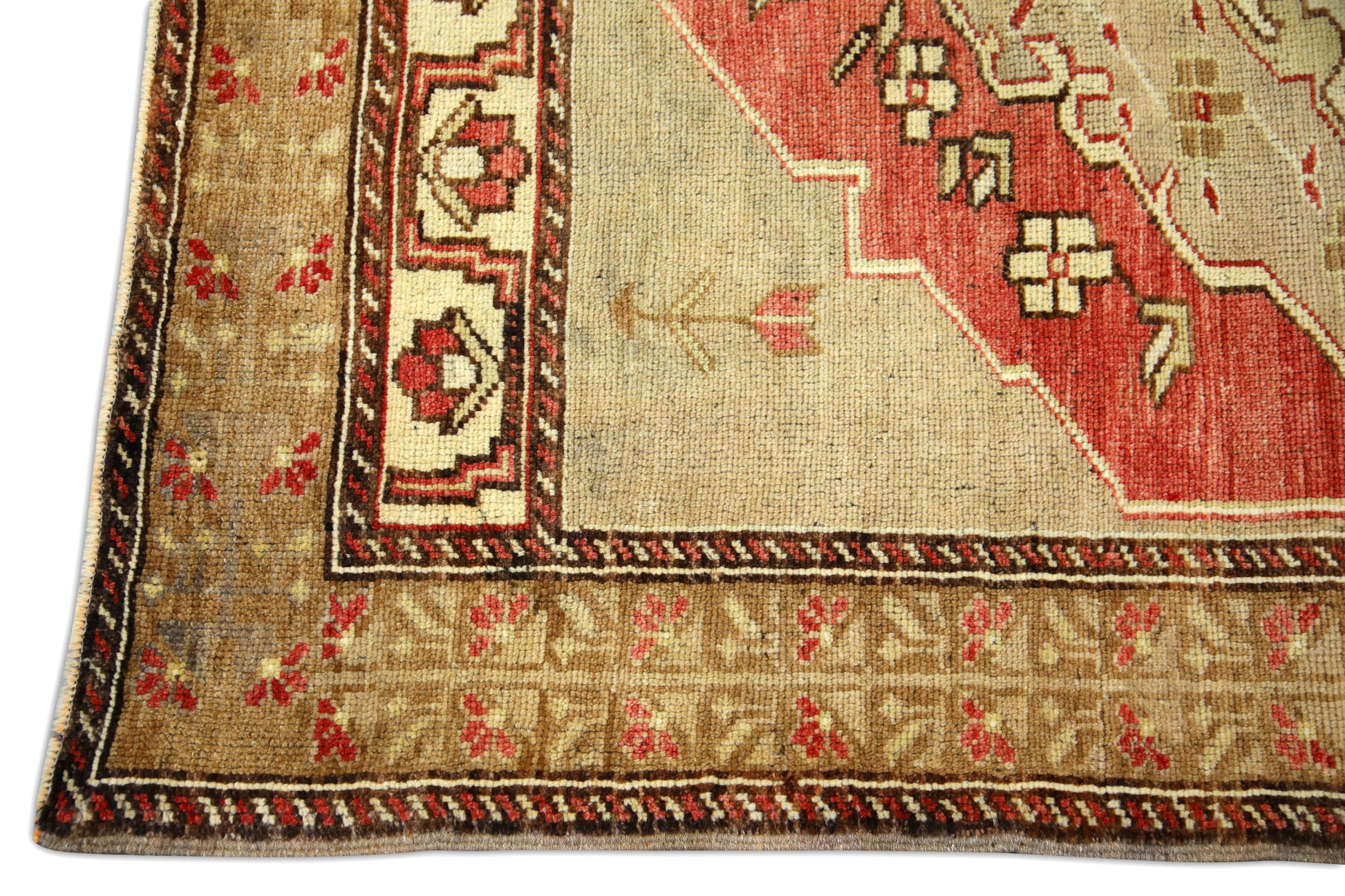 Turkish Vintage Anatolian Rug  4'1" x 6'2" #130