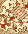 Turkish Vintage Anatolian Rug  4'1" x 6'2" #130
