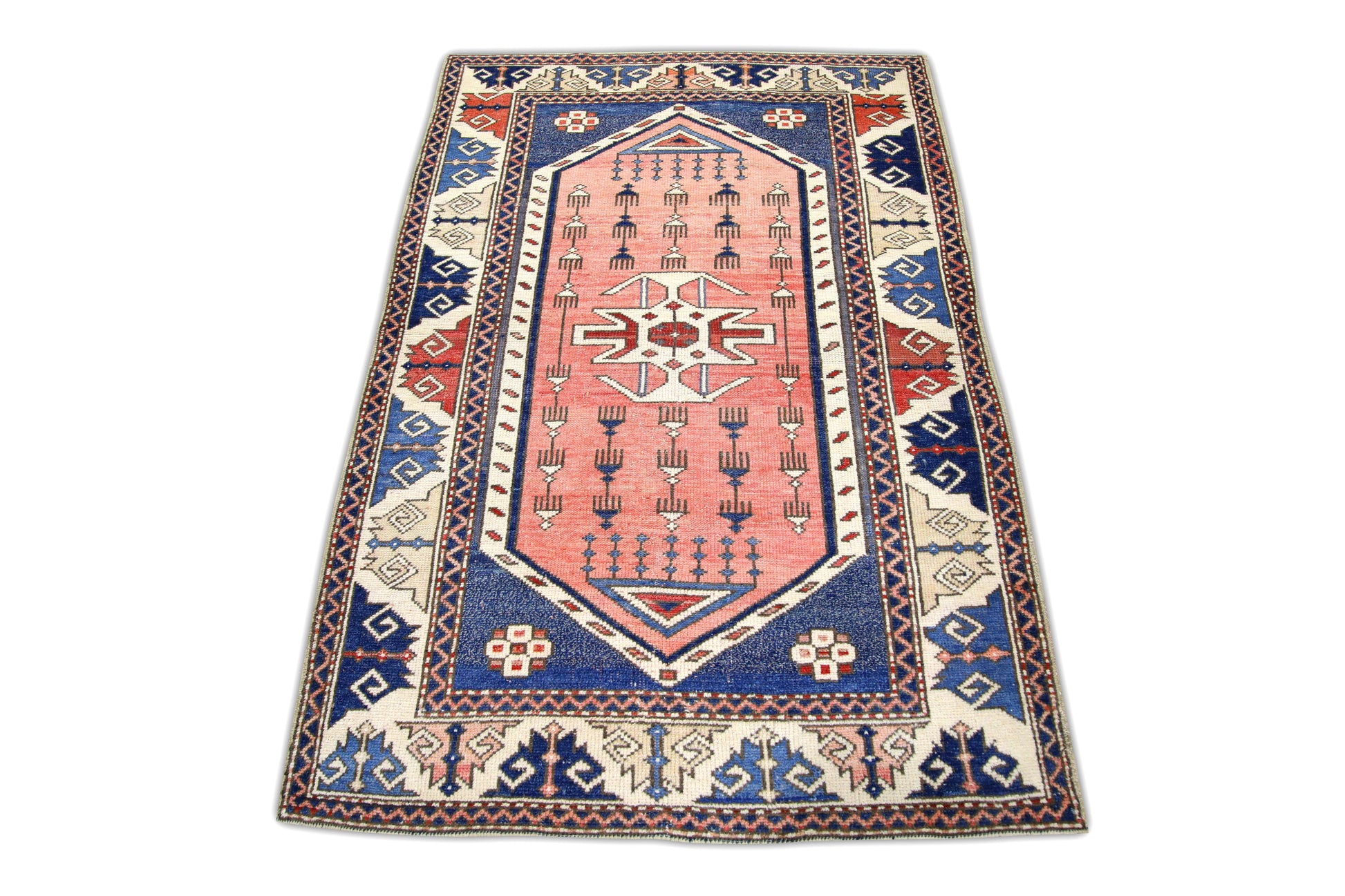 Turkish Vintage Anatolian Rug  3'4" x 5' #07